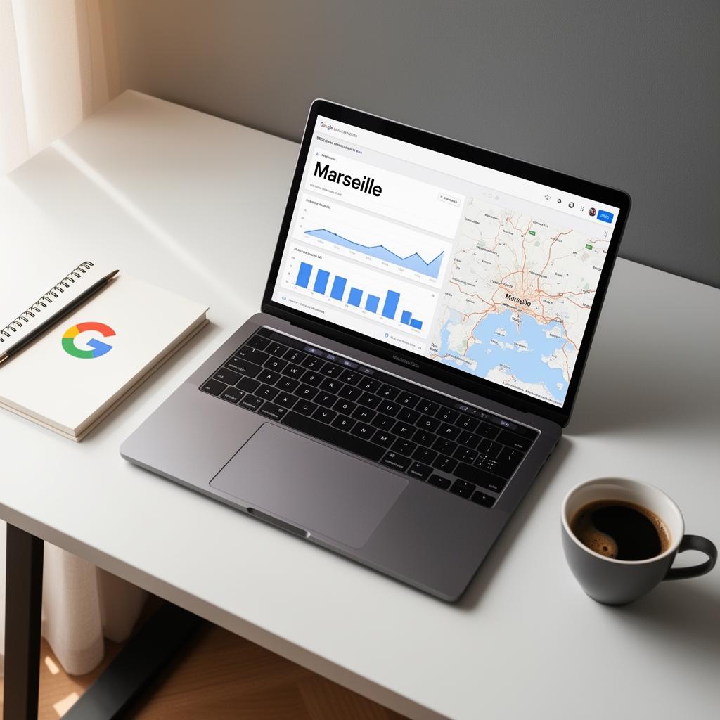 Dashboard SEO Google pour Marseille