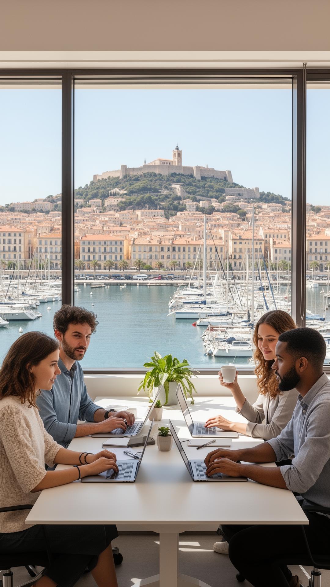 Équipe de l'agence Wix marseillaise